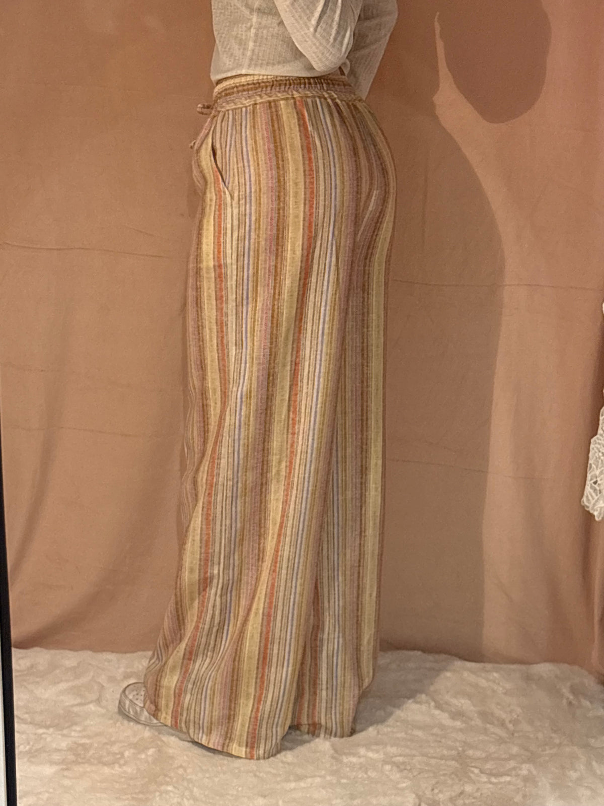 Pantalon Alba rayé
