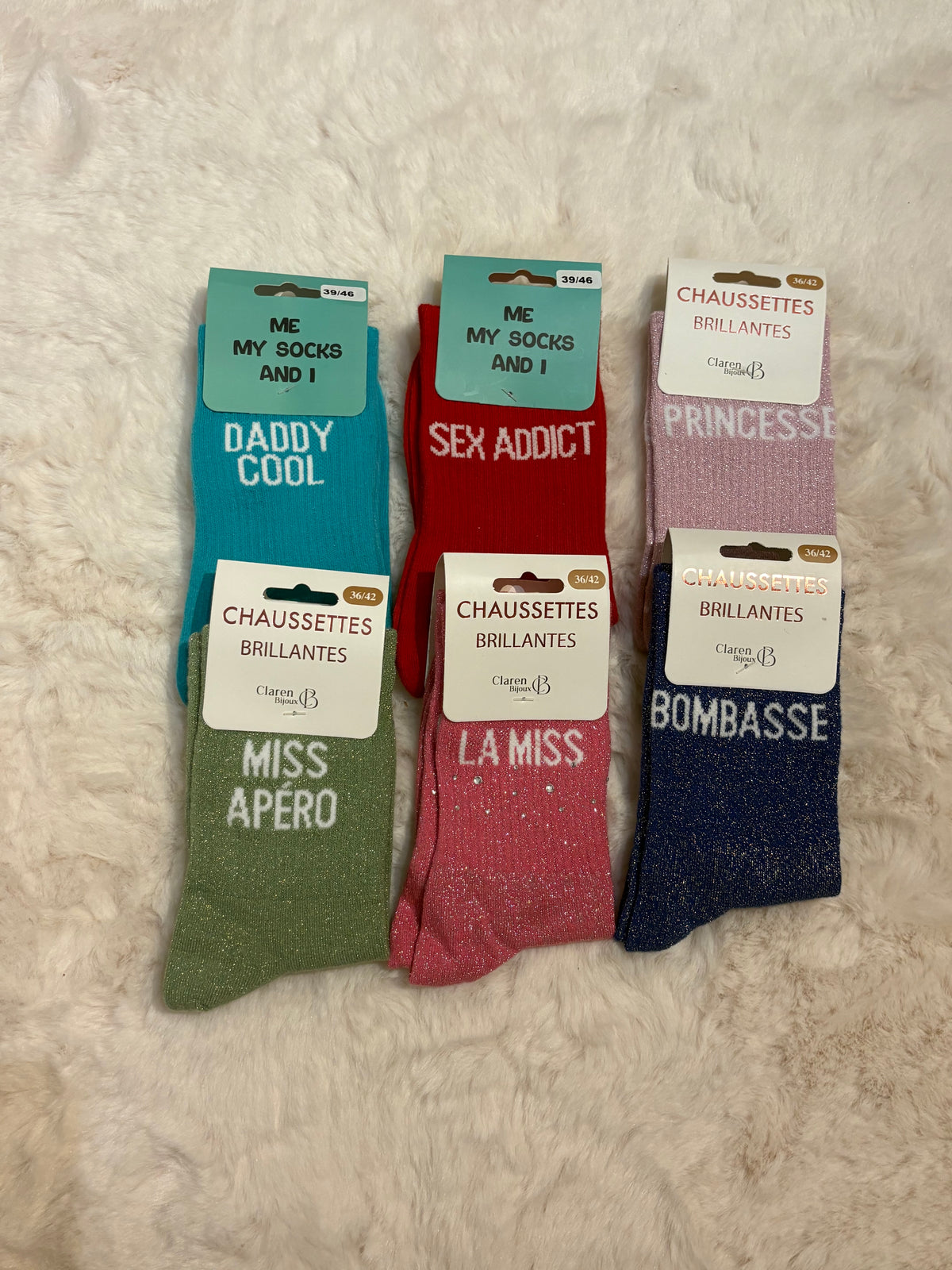 Chaussettes paillette