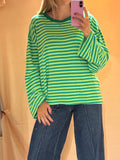 Tee shirt manche longue vert