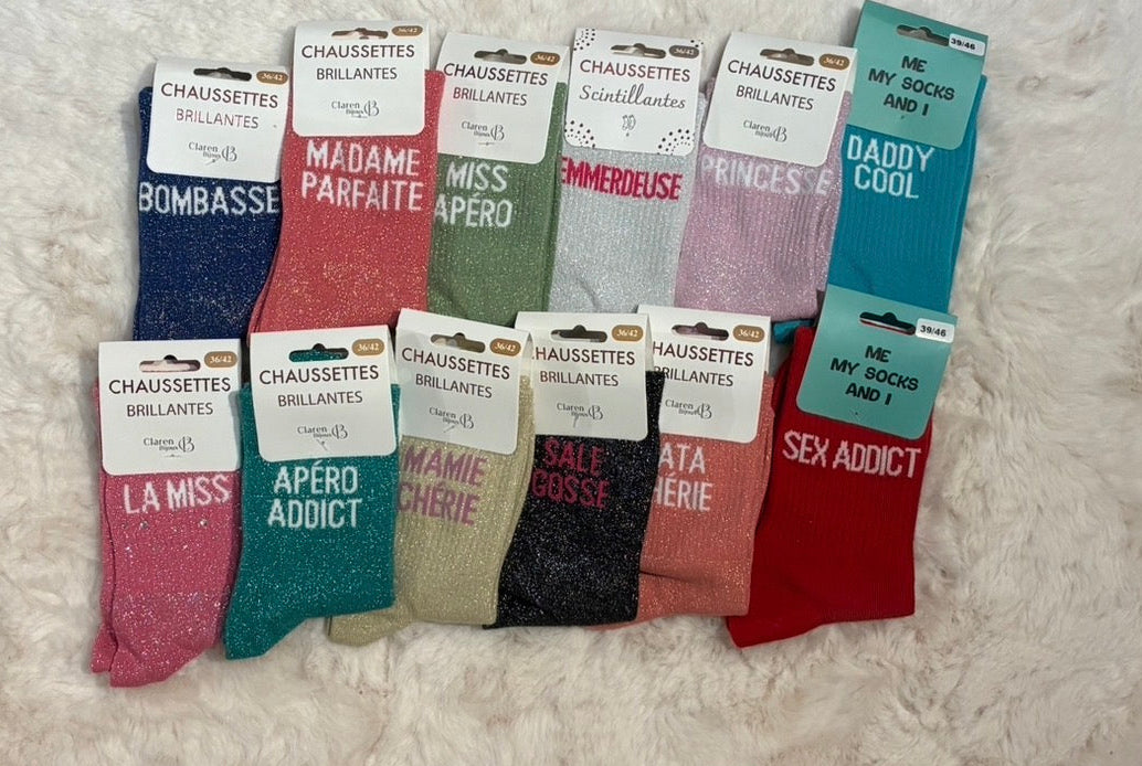 Chaussettes paillette