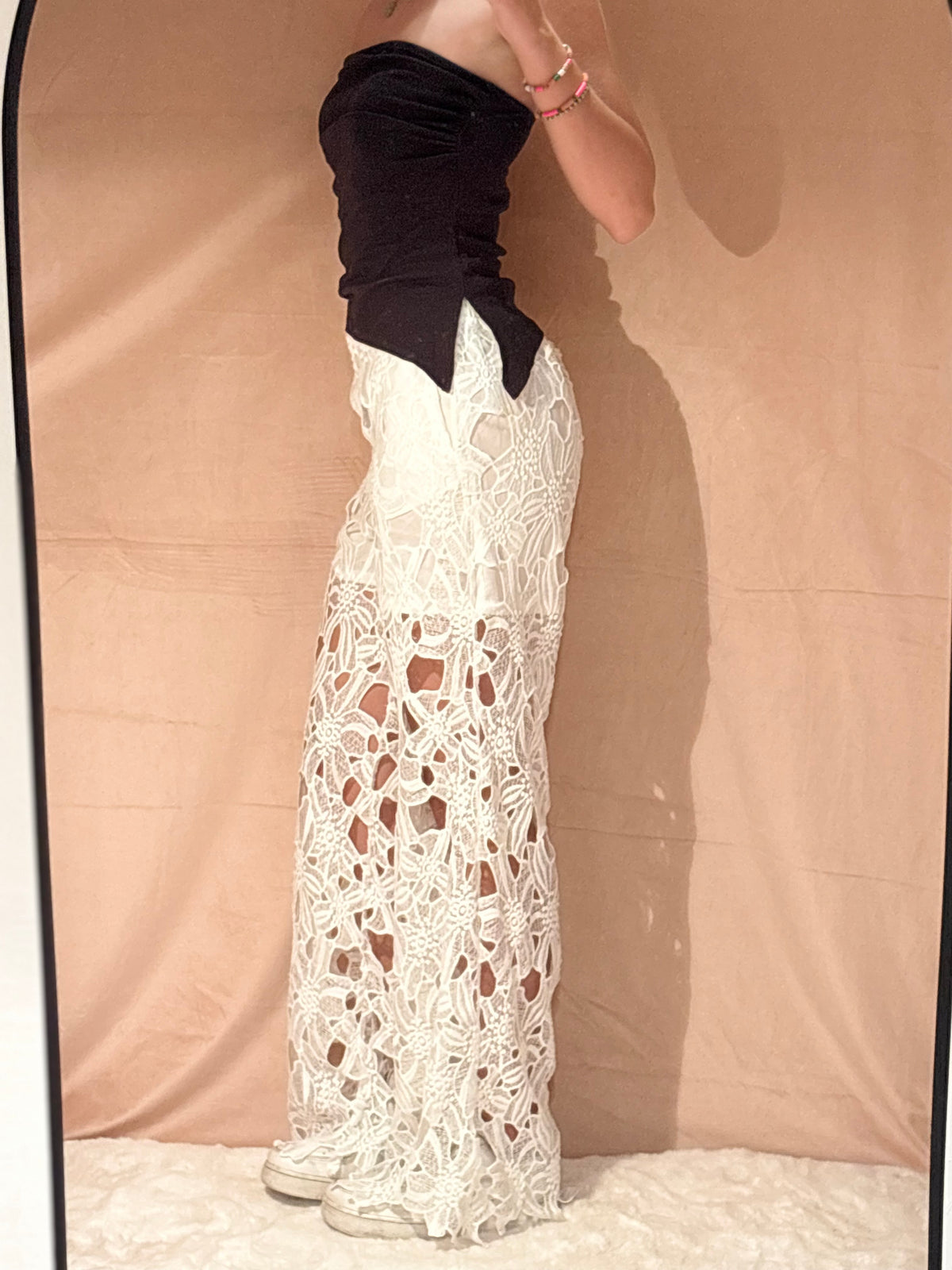Pantalon dentelle