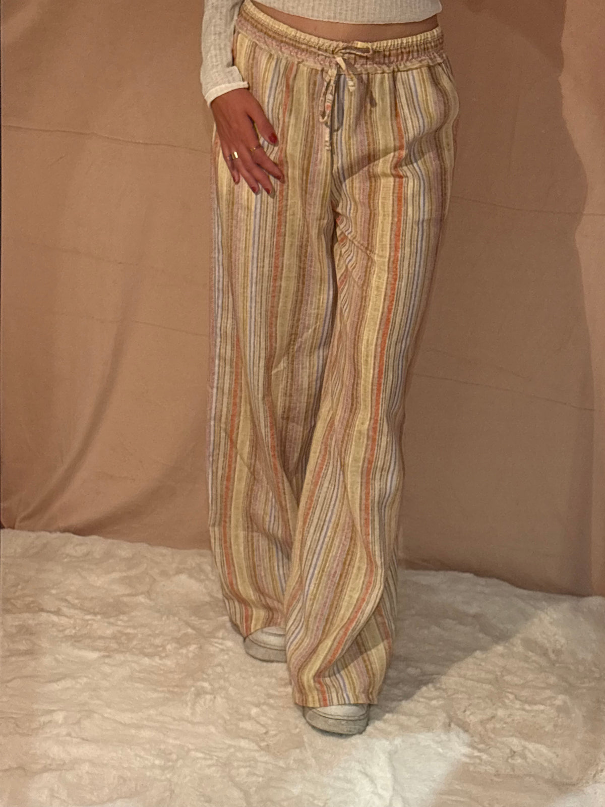 Pantalon Alba rayé