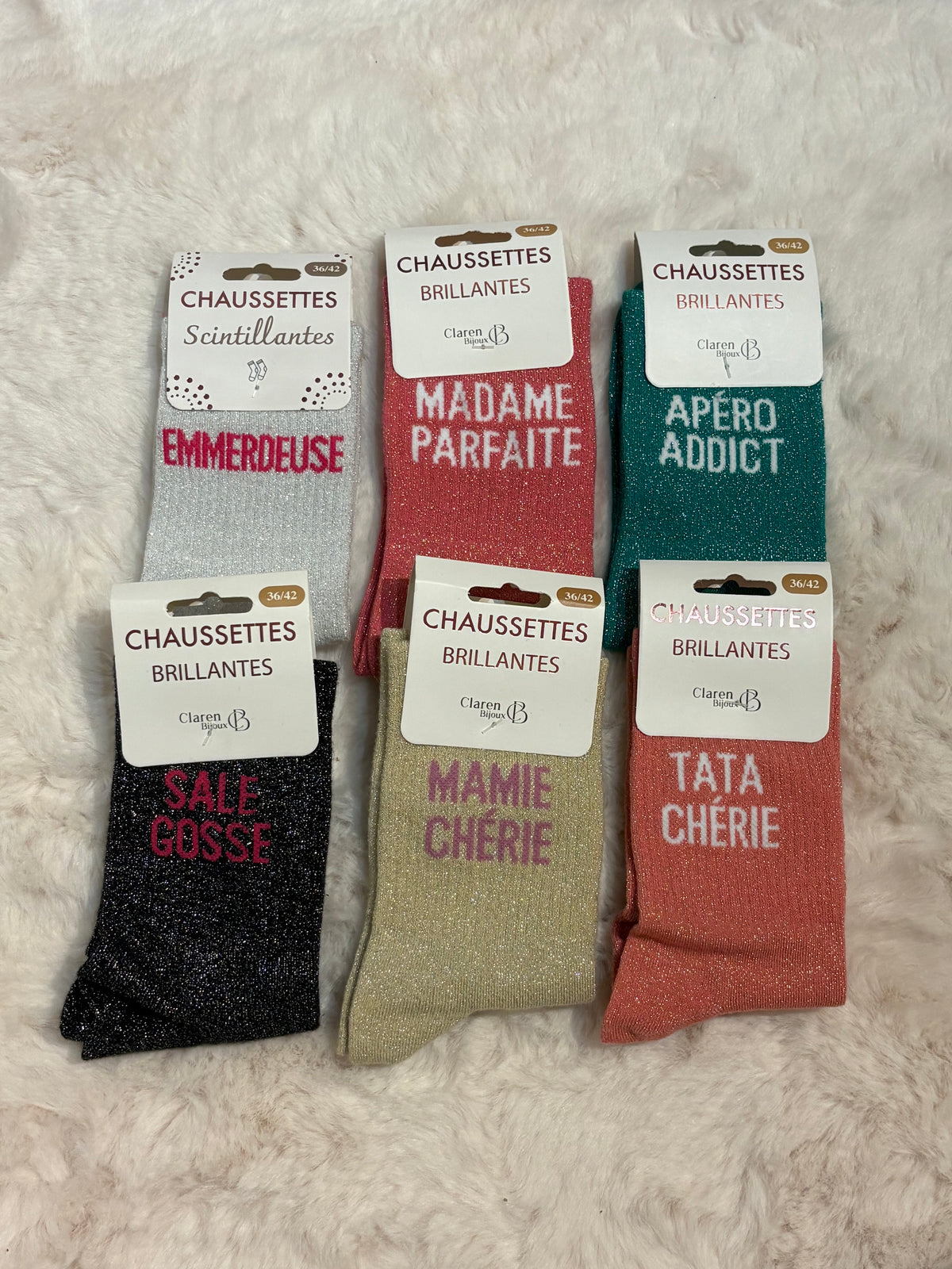 Chaussettes paillette