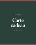 Carte cadeau SOLOVA — 25, 50 ou 100 €, valable 12 mois